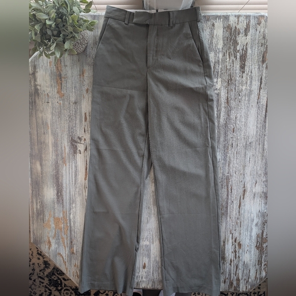 Aritzia Babaton Agency Pant City Wool Olive Green Women's 2 - Picture 4 of 11